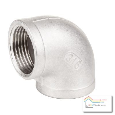 Nerez.koleno záv.6/4"FF ,typ 301-I/I,AISI-316