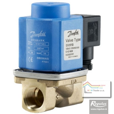 El.magn.ventil 2-cest.EV251B 22B,G1" FF(solanoid)