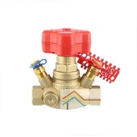 HERZ priamy vyvažovací ventil STROMAX-GM 2013 DN25 s mer.ventil.