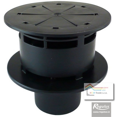 Koncovka pr.80 na komín  - iba výduch - PP