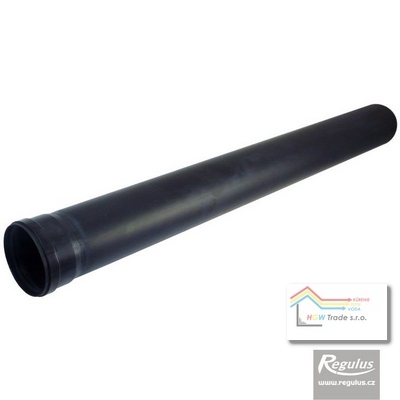 PP predlženie D100, L=1000,čierne,anti UV