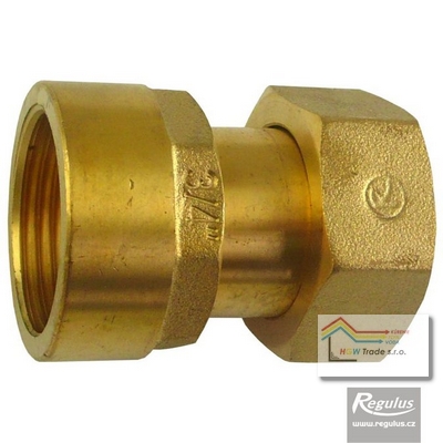 Šróbenie k ventilu(prevlečná mat./vnút.závit)FF3/4"s tesnením