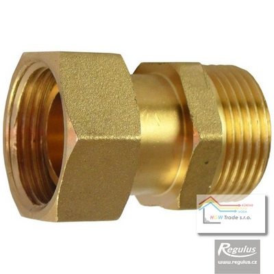 Šróbenie k ventilu(prevlečná mat./vonk.závit)MF3/4"s tesnením