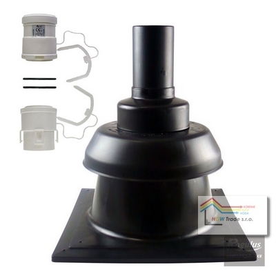 PP Komínová hlavica REGOFLEX D80 vrátane sady zakončení flexi rúry