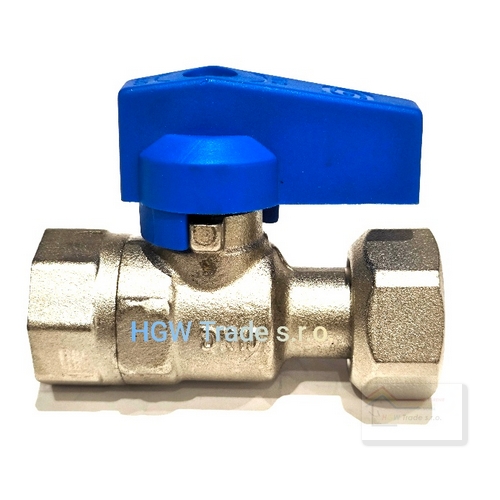 Guľový ventil s otočnou maticou FF 1/2"x1/2",mosadz-17410