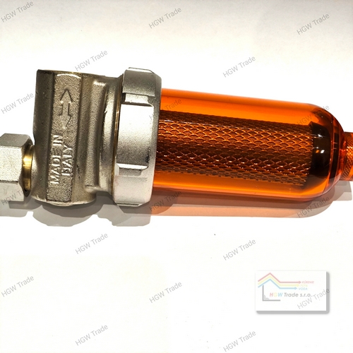 Filter magnet.DEFANGO L-MAG 3/4" roh.pripoj.,90°,500 mikr.priehľ.nád. s odkaľ.