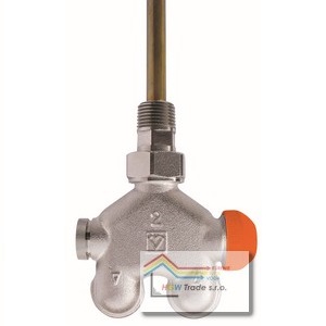 HERZ rohový 4-cestný ventil VUA-40 pre 2-rúrk.sústavy,M28x1,5