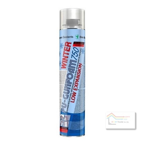 Montážna pena pištolová nízkoexpan.zimná do -15°C 750ml WINTER
