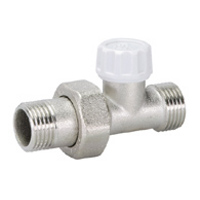 Vent.rad.škrtiaci priamy 1/2" Cr(spojka rad.)