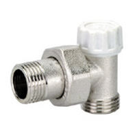 Vent.rad.škrtiaci rohový 1/2" Cr(spojka rad.)