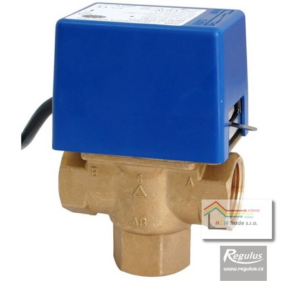 Zónový ventil trojcestný 3/4",SF20,24V vnut.závit,bez mikrospínača