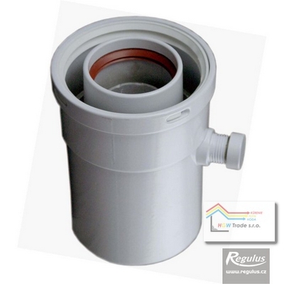 Odvádzač konden.zvislý 100/60 hliník