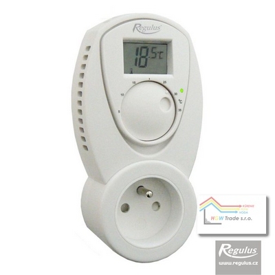 Termostat TZ33 izbový elektron.zásuvkový s LCD displejom,LED diódou,16A,230V