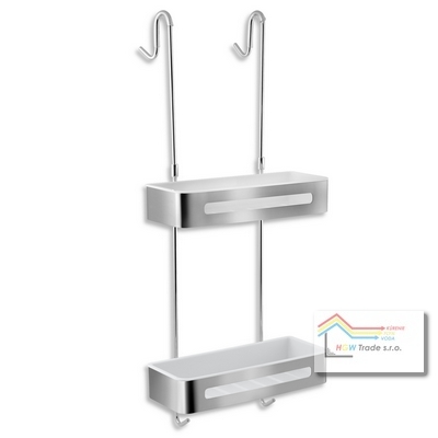 Polička nerez.dvojitá,závesná