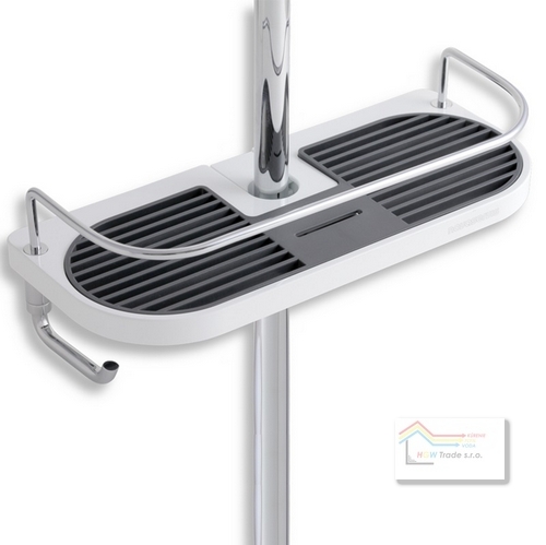 Polička univerzálna na posuvný držiak sprchy