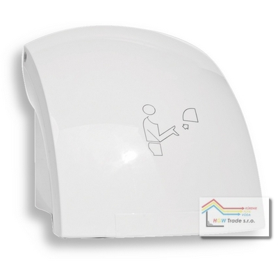 Elektr.senzorový sušič rúk 1500W,biely