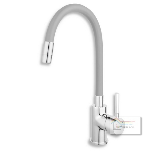 Drezová bat. stojanková s flexi ramenom-striebrošedým