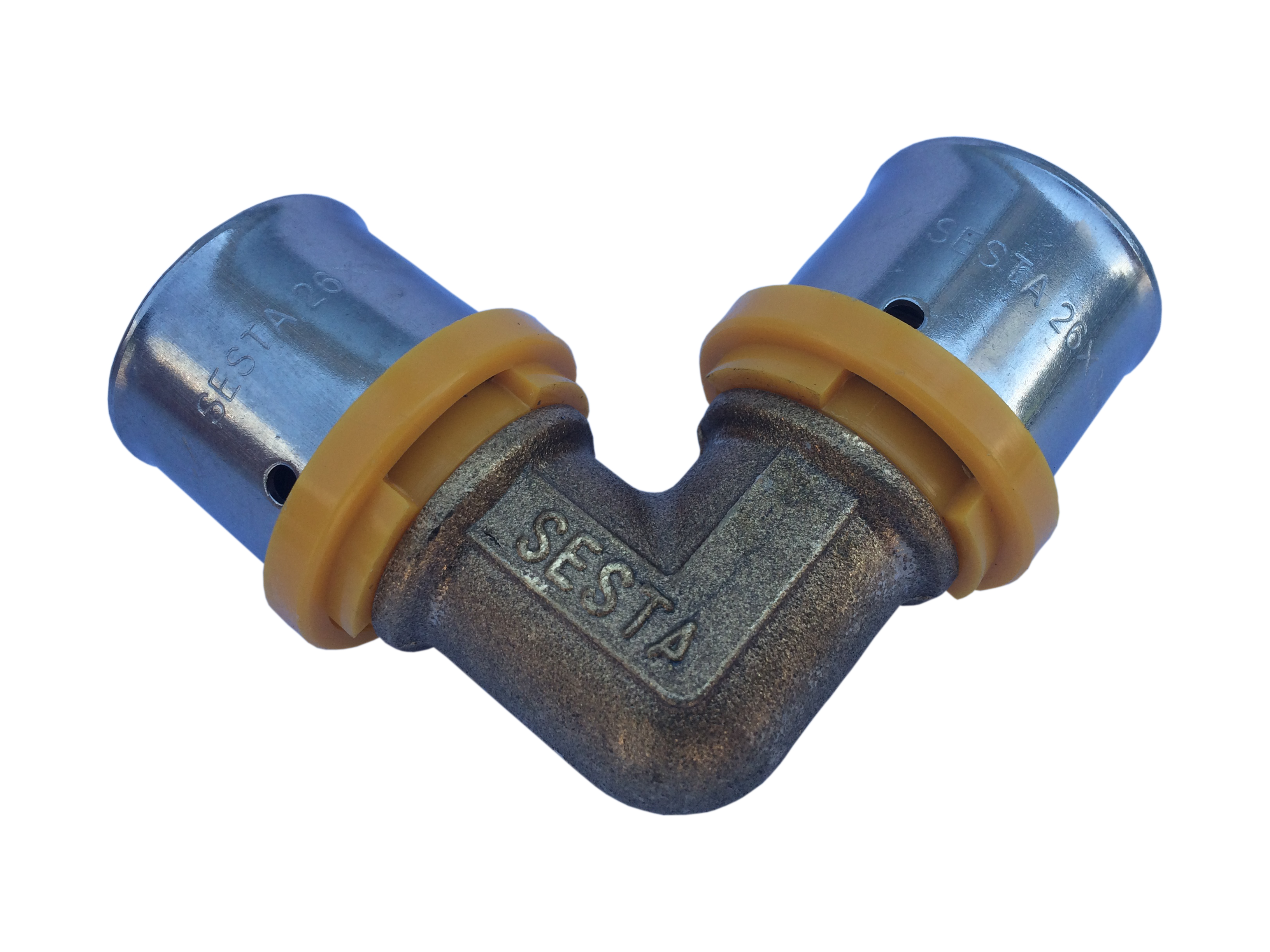 Koleno lis 26x26 GAS PRESS