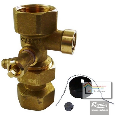 Ventil pre pripoj.expan.3/4" s maticou a vyp.ventilom