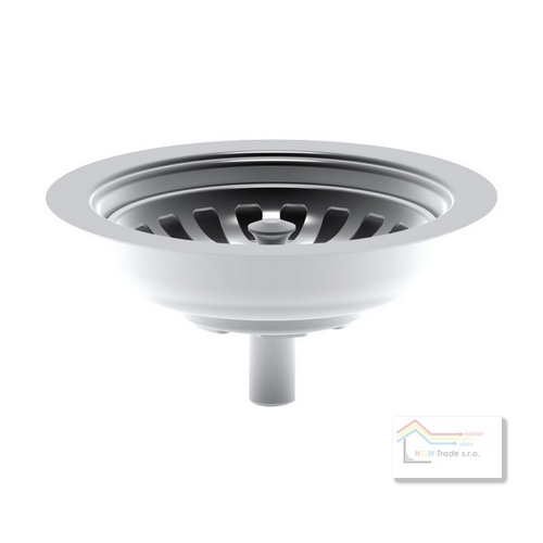 Mriežka a zátka nerez  výška 13mm,do D115mm pilety sifónu 85x114mm