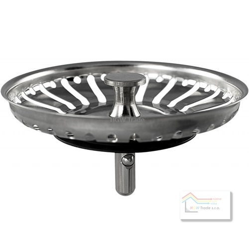 Zátka - sitko nerez D82mm výška 12mm - nízka,do pilety 6/4" D115mm