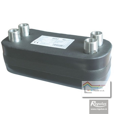 Výmenník doskový DV285-20E,izolovaný,pripojenie 4xG1"