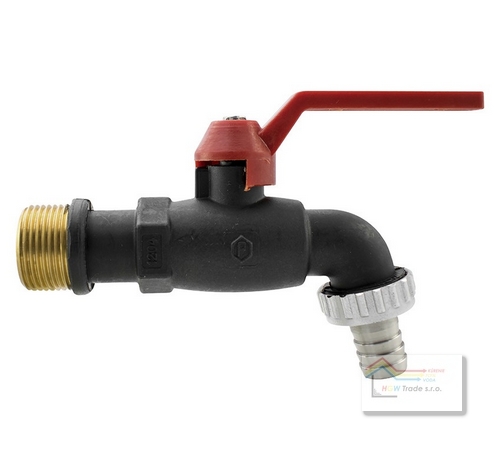 Ventil záhradný 1/2" mrazuvzdorný polyamid. -15°C až do +70°C /99170/