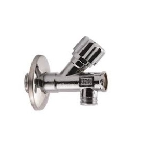 Rohový šikmý ventil s filtrom 1/2"-3/8"