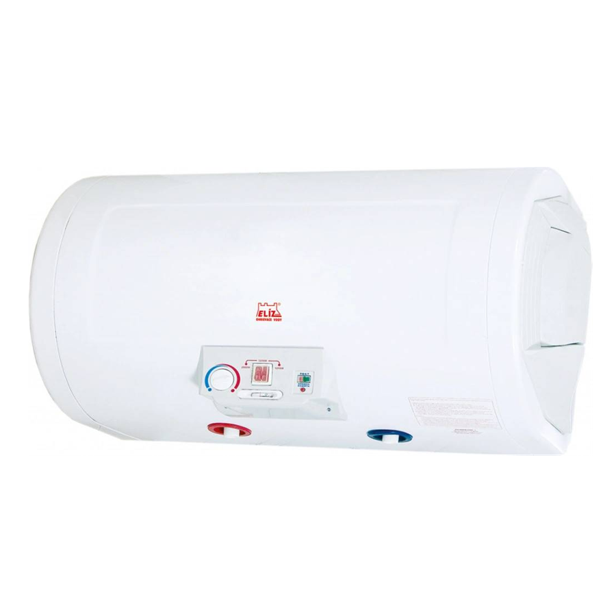 Elektr.ohrievač vody polohranatý ležatý EURO 120AX,anód.tester,1,2+2kW