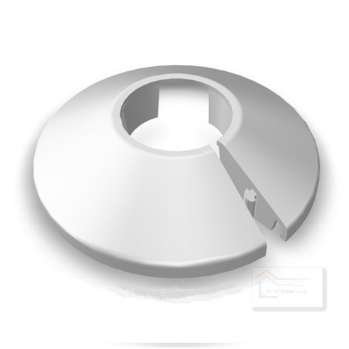 Okrasná ružica delená biela d25-26