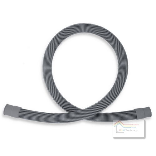 Pračková vypúštacia hadica rovná šedá 46 cm