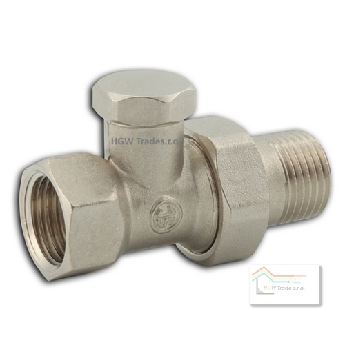 Radiátorový ventil škrtiací priamý 3/8"