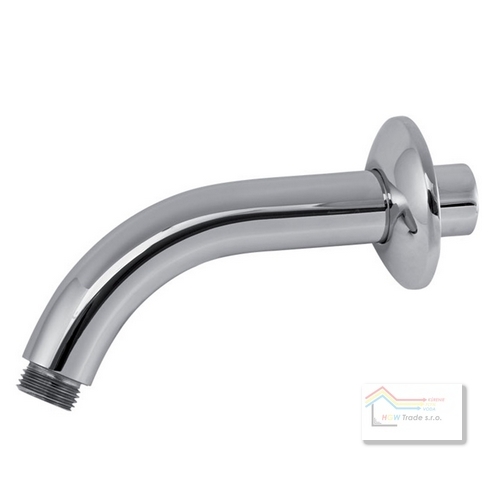 Rameno pevnej sprchy zo steny 160mm chróm