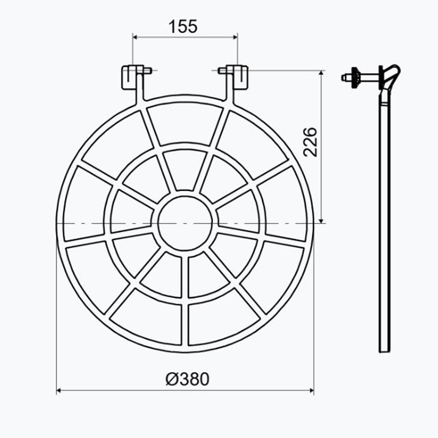 Mriežka-výlevka k WC T-611