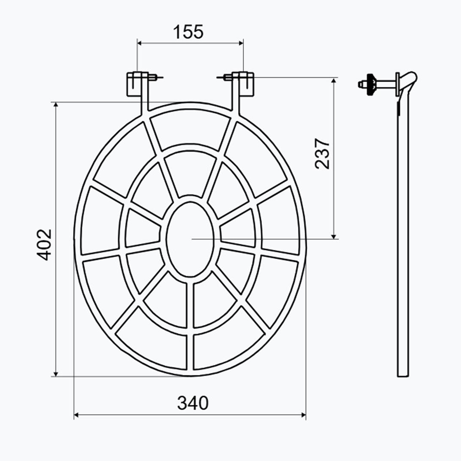 Mriežka-výlevka k WC T-612