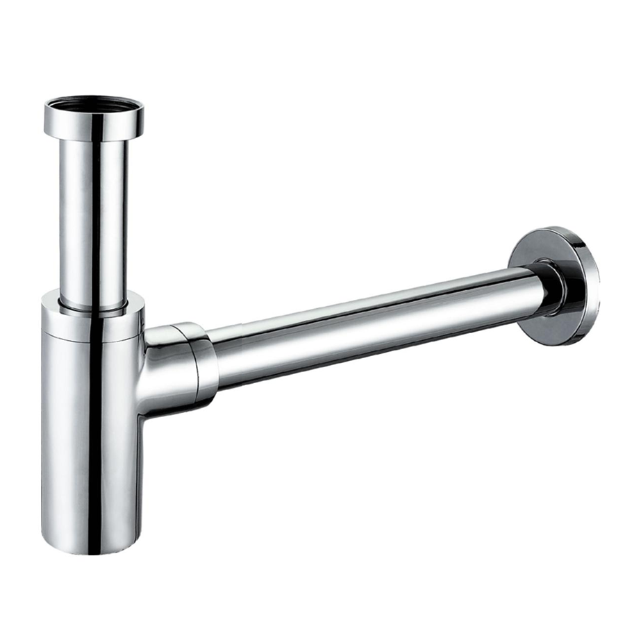 Polsifon umýv. 5/4" LUX abs/chróm