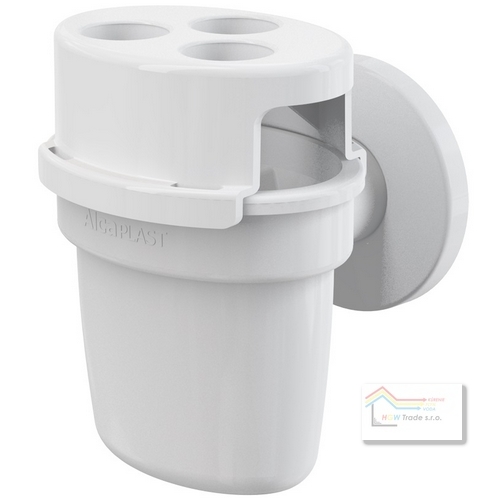 Odkvapkávacia nádržka pre 3 hadice na kondenz s guličkou,biela D32