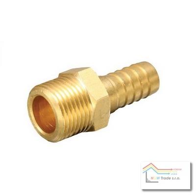 Koncovka had.M 1/2"chrom/mosadz tenká pr.10