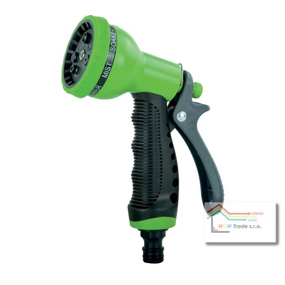 Zavlaž.pištol 6-funk.plast