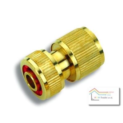 Mosadz had. rýchlospojka so sp.klapkou 1/2"