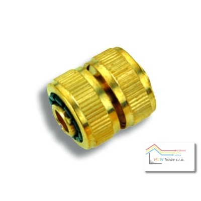 Mosadz spojka 1/2" s maticami