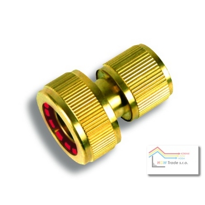 Mosadz had. rýchlospojka so sp.klapkou 3/4"