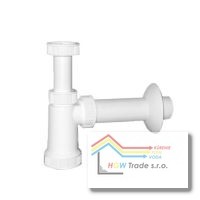 Sifon umyvadlový s prevl. maticou.pod aut.zátku
