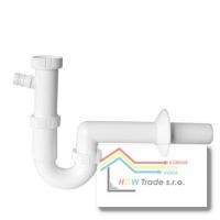 Sifon so 6/4"prevl.matic.- U sifon DN 40 s prač. vývodom