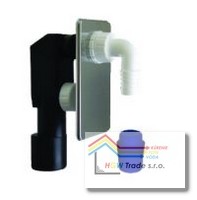 Sifon pračkový podomiet.40/50 nerez.kryt