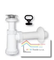 Sifon umyvadlový nerezový 5/4-40 /zátka/