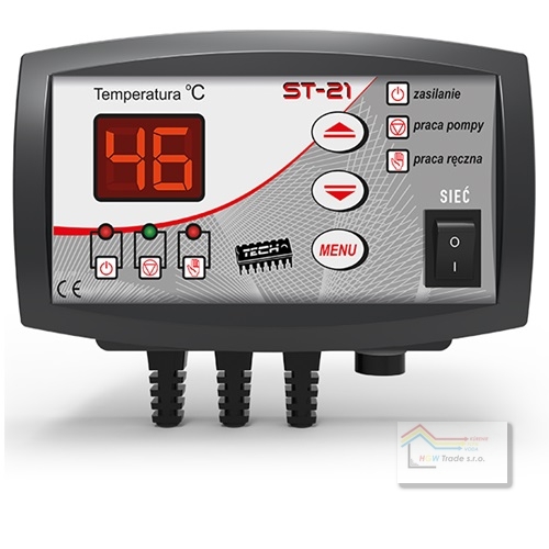 Príložný termostat EU-21,čerpadlo ÚK,antystop,digital