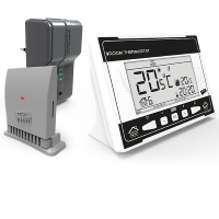 Termostat izbový bezdrôt.CS-290V3 týždenný digit.biely,dvojstavový