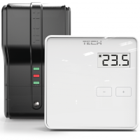 Termostat izbový bezdrôt.CS-294V2 manuálny digit.biely