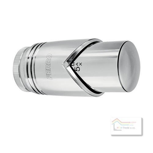 Termostatická hlavica chróm M30x1,5 rozsah 9-30°C